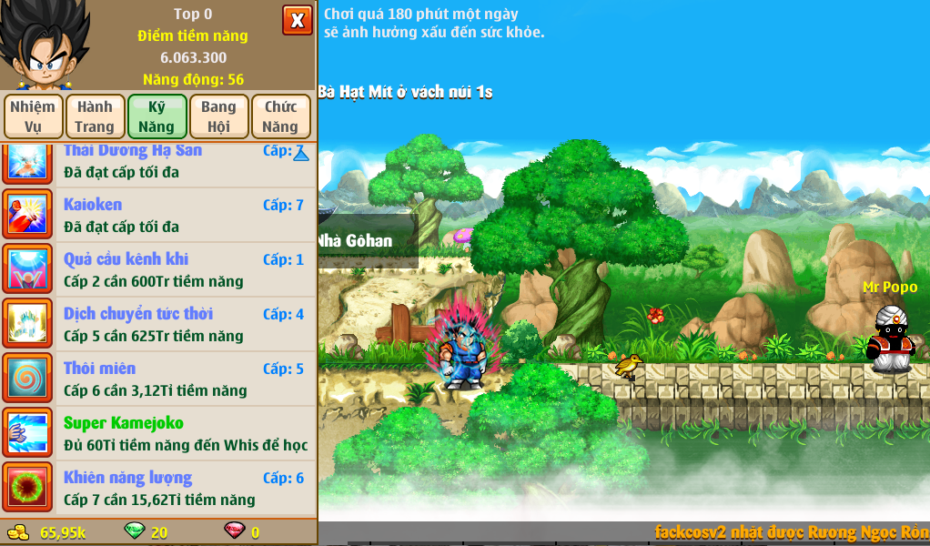 Nick Ngọc Rồng Online VIP giá rẻ, NickDaoquan.Vn, Shop Nick Ngọc Rồng