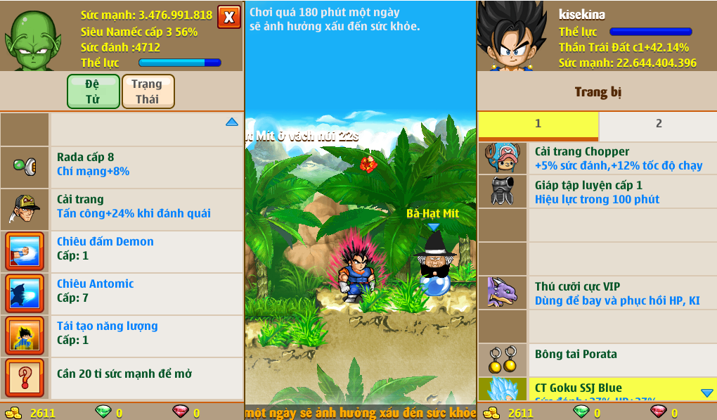 Nick Ngọc Rồng Online VIP giá rẻ, NickDaoquan.Vn, Shop Nick Ngọc Rồng