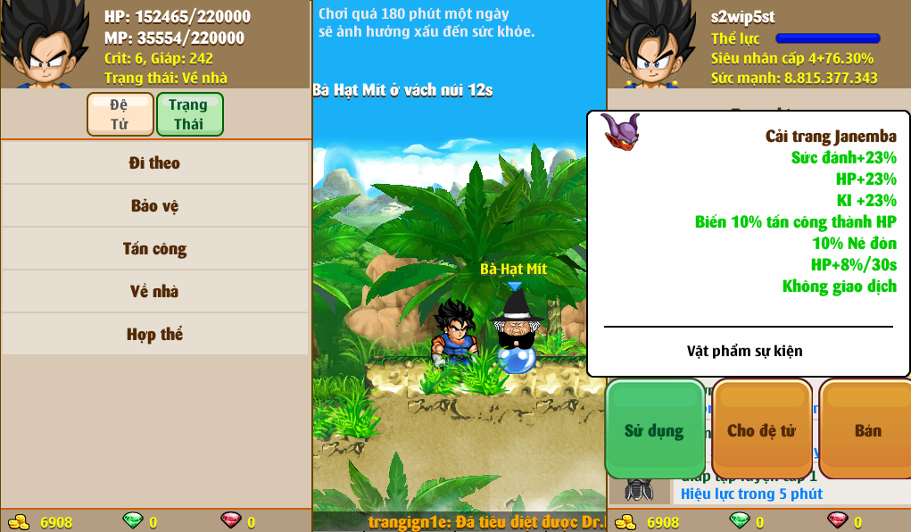 Nick Ngọc Rồng Online VIP giá rẻ, NickDaoQuan.Com, Shop Nick Ngọc Rồng