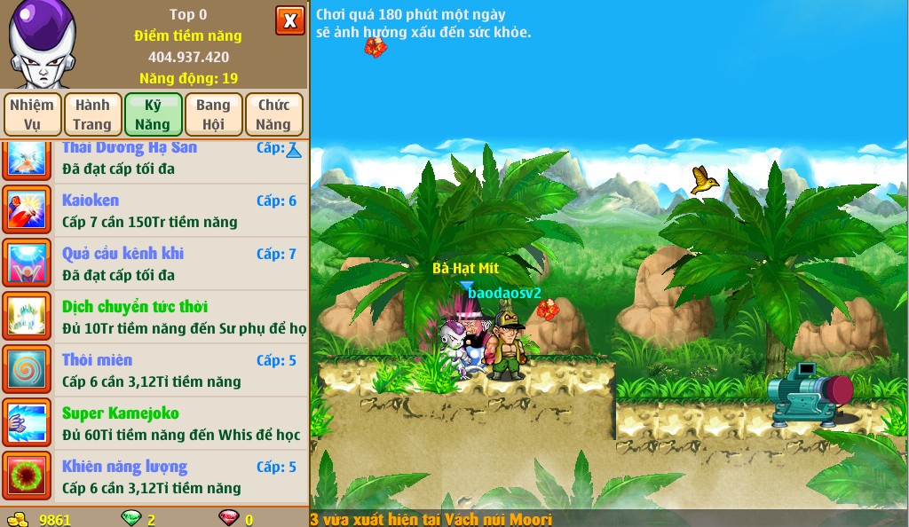 Nick Ngọc Rồng Online VIP giá rẻ, NickDaoquan.Vn, Shop Nick Ngọc Rồng