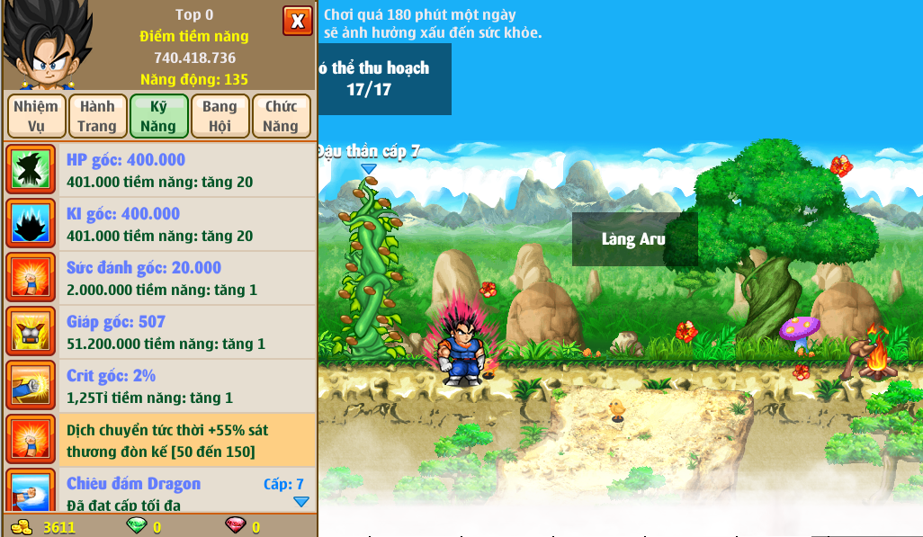 Nick Ngọc Rồng Online VIP giá rẻ, NickDaoquan.Vn, Shop Nick Ngọc Rồng