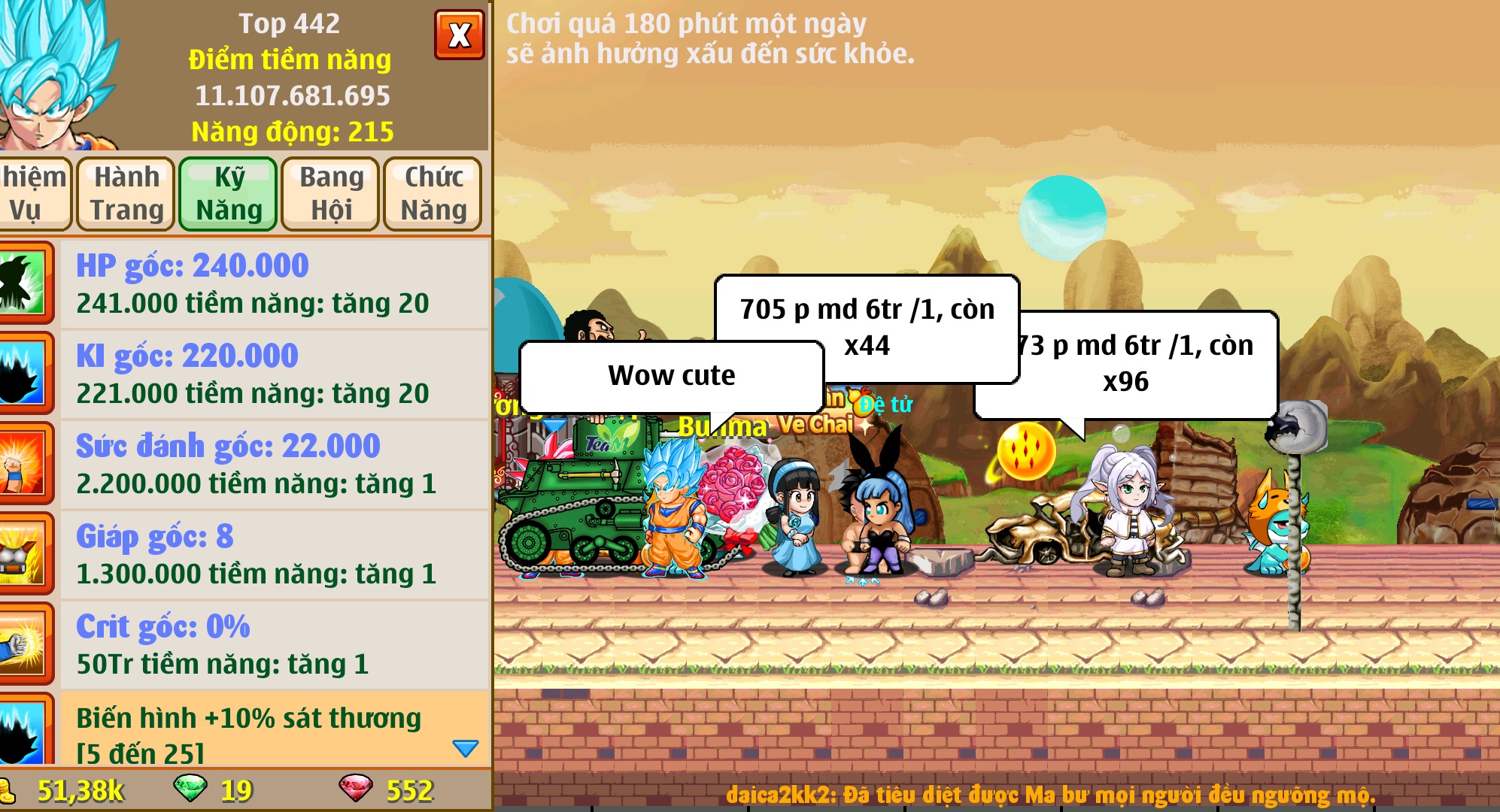 Nick Ngọc Rồng Online VIP giá rẻ, NickDaoQuan.Com, Shop Nick Ngọc Rồng