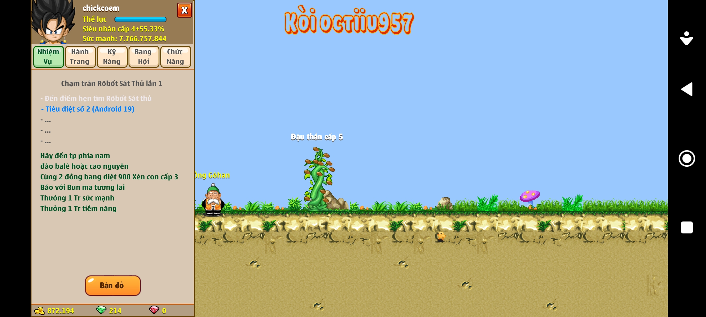 Nick Ngọc Rồng Online VIP giá rẻ, NickDaoquan.Vn, Shop Nick Ngọc Rồng