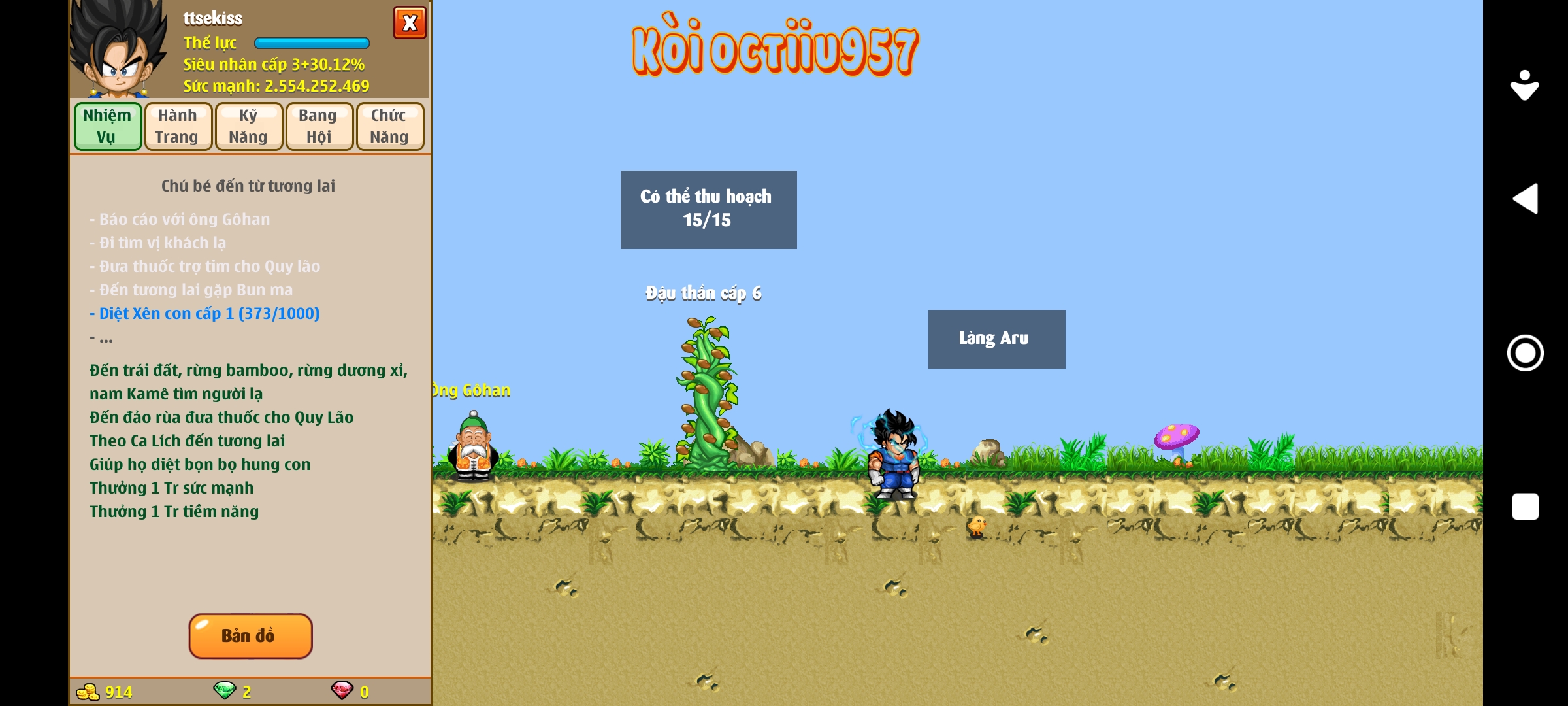 Nick Ngọc Rồng Online VIP giá rẻ, NickDaoquan.Vn, Shop Nick Ngọc Rồng