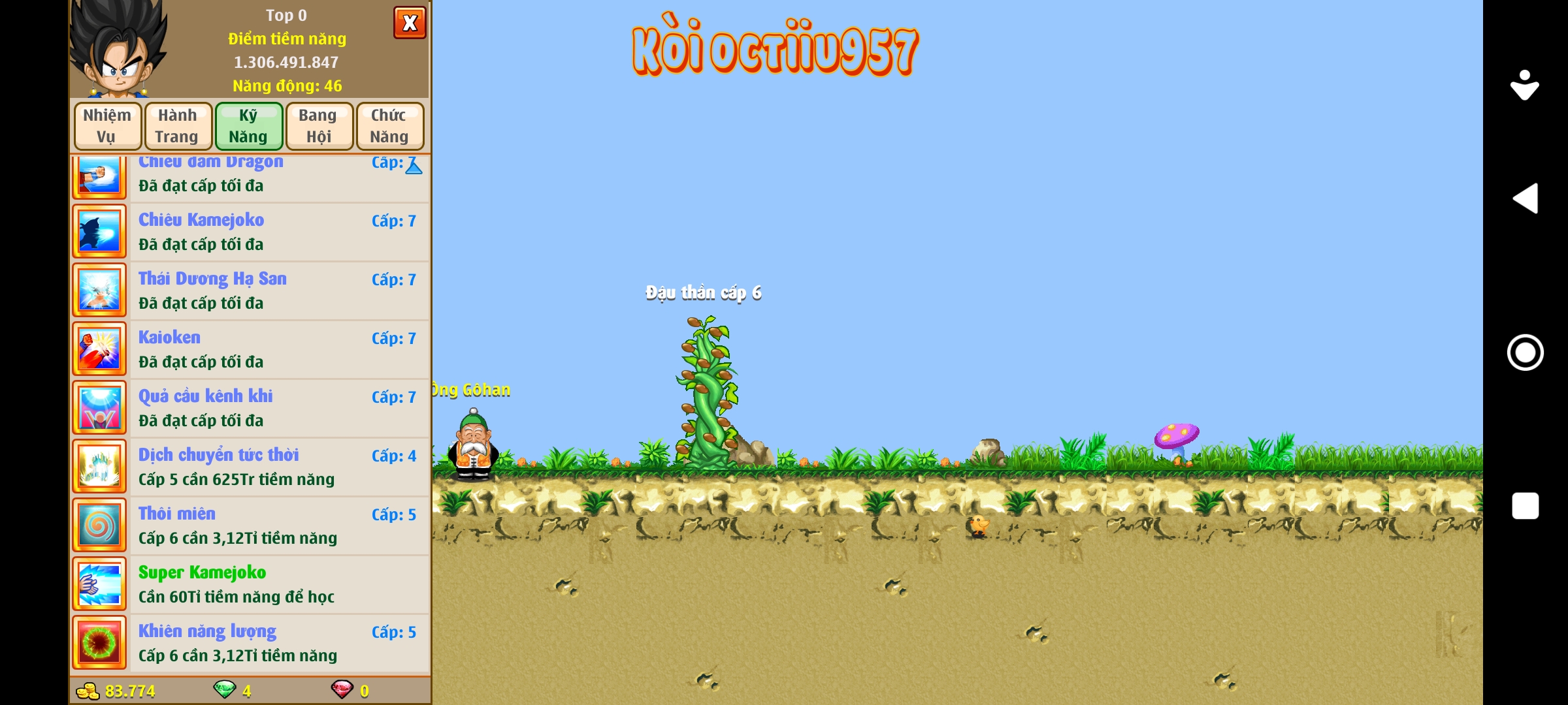 Nick Ngọc Rồng Online VIP giá rẻ, NickDaoquan.Vn, Shop Nick Ngọc Rồng