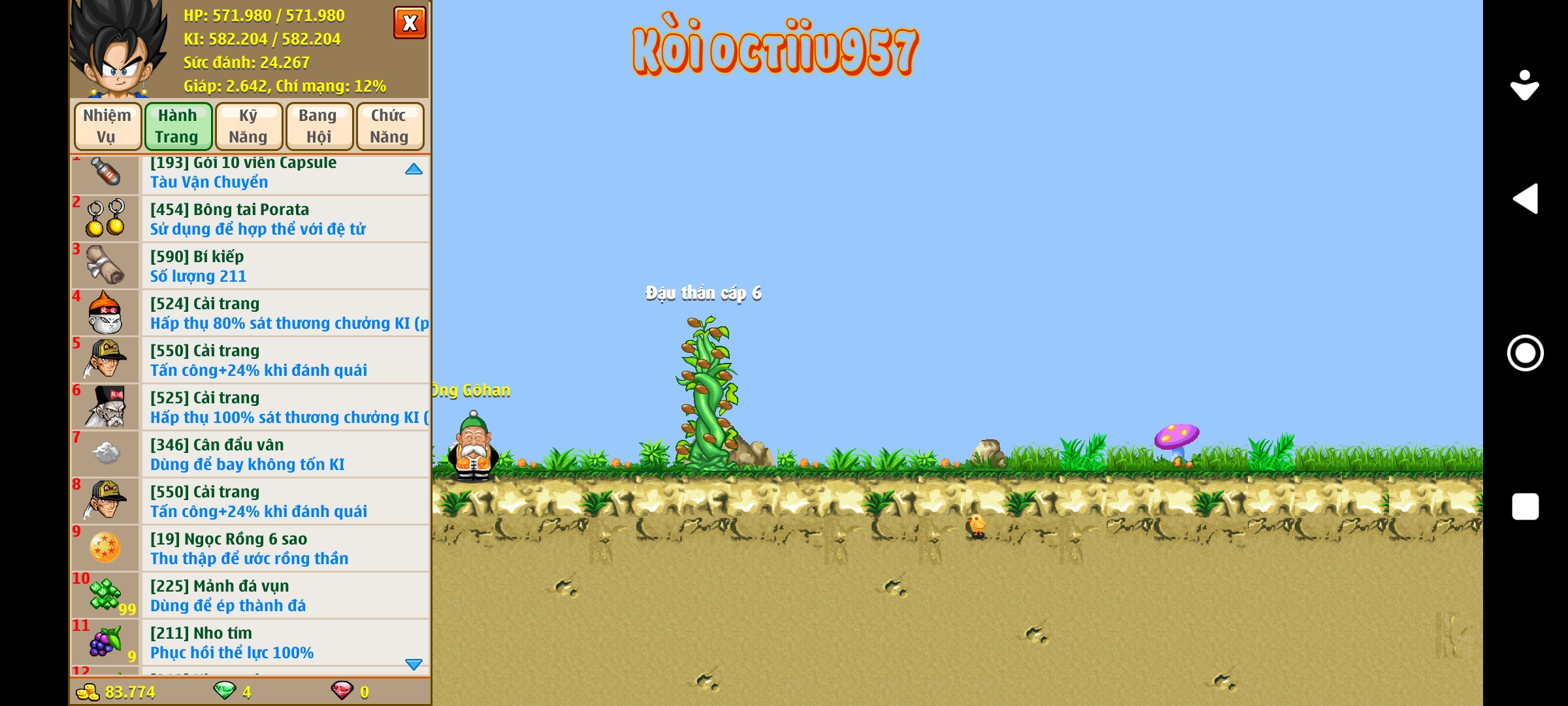 Nick Ngọc Rồng Online VIP giá rẻ, NickDaoquan.Vn, Shop Nick Ngọc Rồng