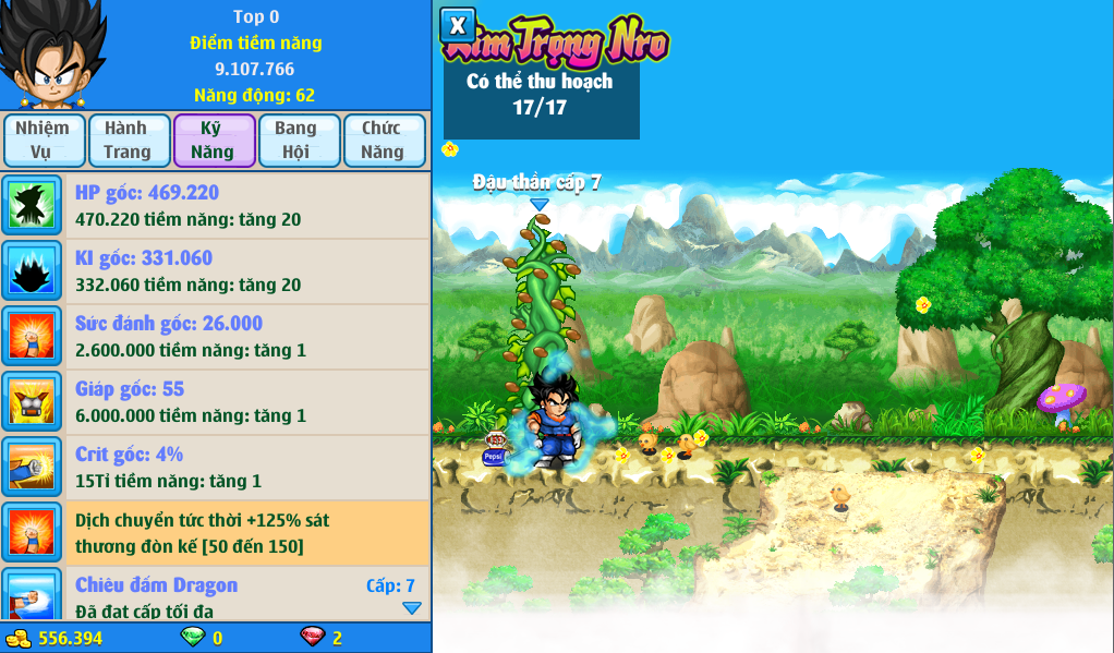 Nick Ngọc Rồng Online VIP giá rẻ, NickDaoQuan.Com, Shop Nick Ngọc Rồng