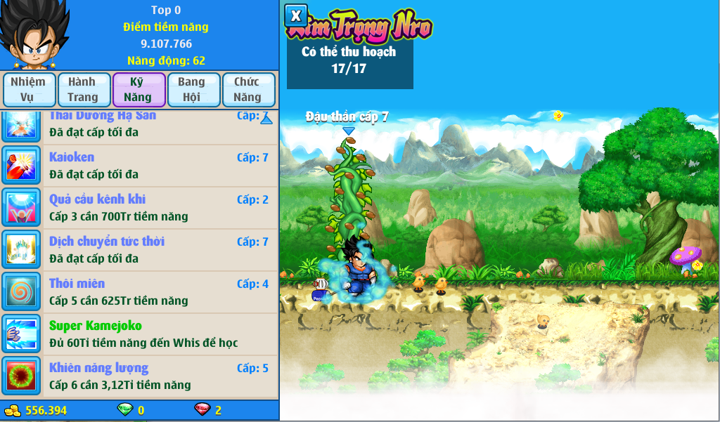 Nick Ngọc Rồng Online VIP giá rẻ, NickDaoQuan.Com, Shop Nick Ngọc Rồng