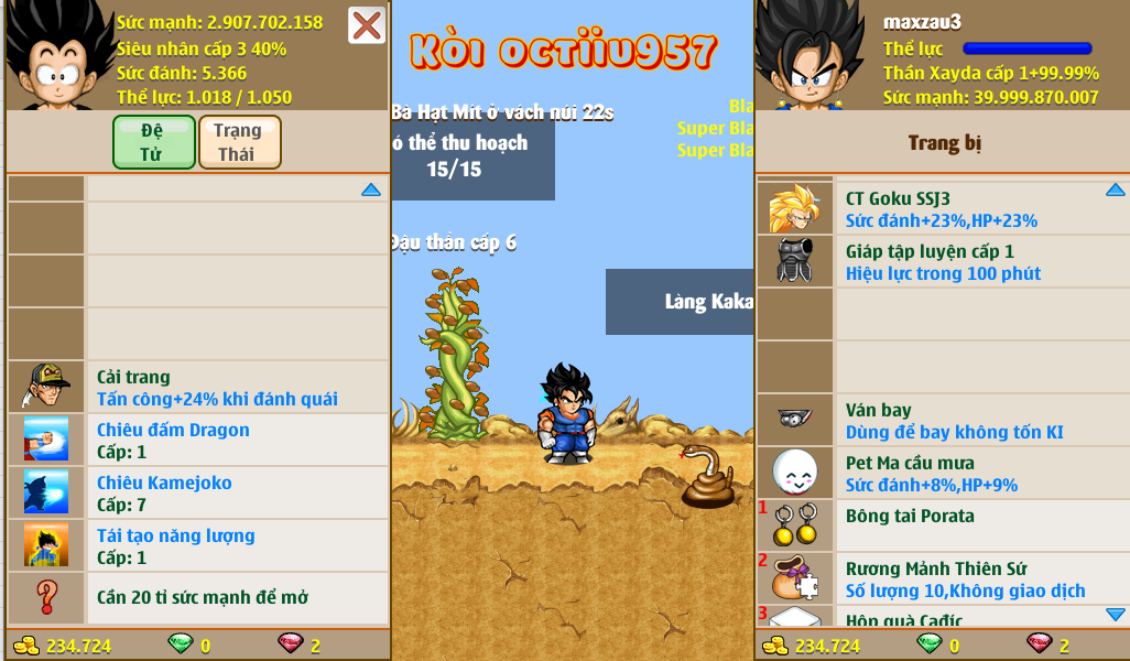 Nick Ngọc Rồng Online VIP giá rẻ, NickDaoquan.Vn, Shop Nick Ngọc Rồng