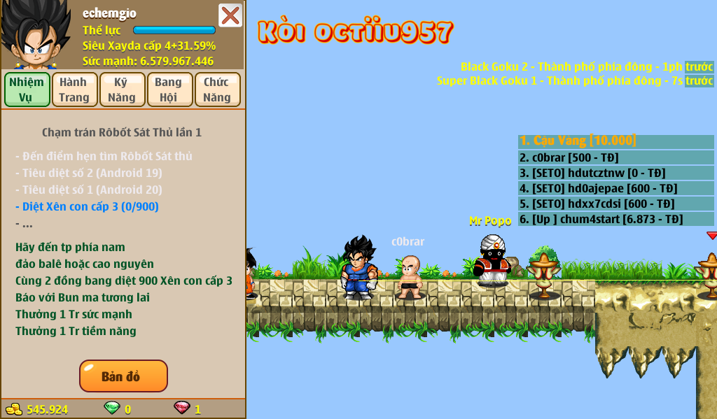 Nick Ngọc Rồng Online VIP giá rẻ, NickDaoquan.Vn, Shop Nick Ngọc Rồng