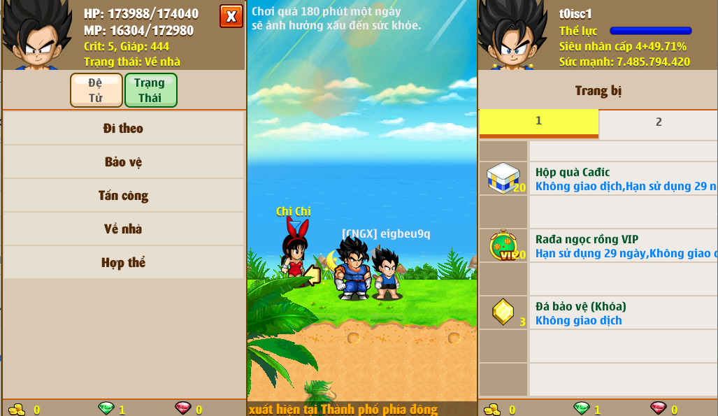 Nick Ngọc Rồng Online VIP giá rẻ, NickDaoquan.Vn, Shop Nick Ngọc Rồng