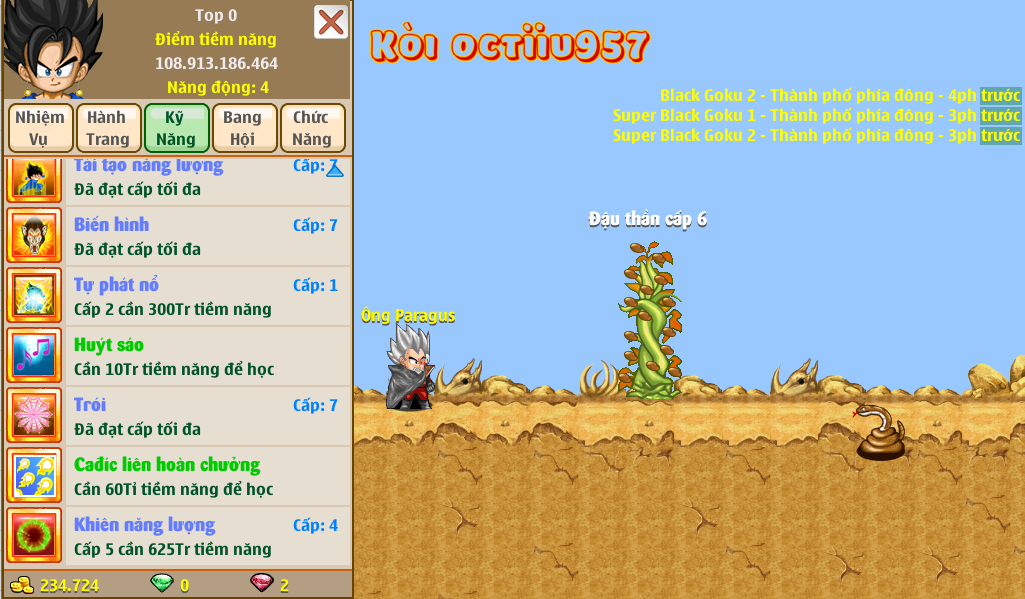 Nick Ngọc Rồng Online VIP giá rẻ, NickDaoquan.Vn, Shop Nick Ngọc Rồng