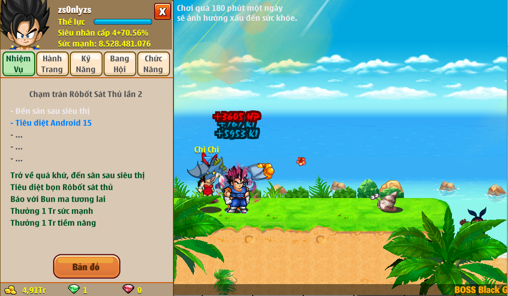 Nick Ngọc Rồng Online VIP giá rẻ, NickDaoquan.Vn, Shop Nick Ngọc Rồng