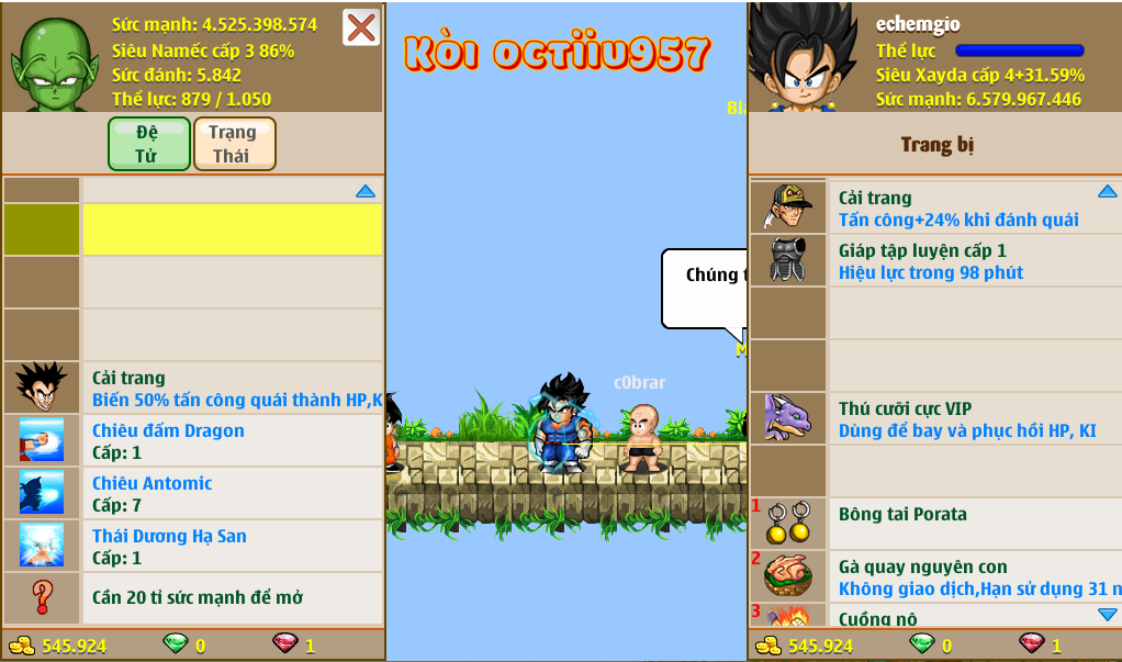 Nick Ngọc Rồng Online VIP giá rẻ, NickDaoquan.Vn, Shop Nick Ngọc Rồng