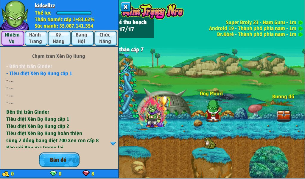 Nick Ngọc Rồng Online VIP giá rẻ, NickDaoQuan.Com, Shop Nick Ngọc Rồng