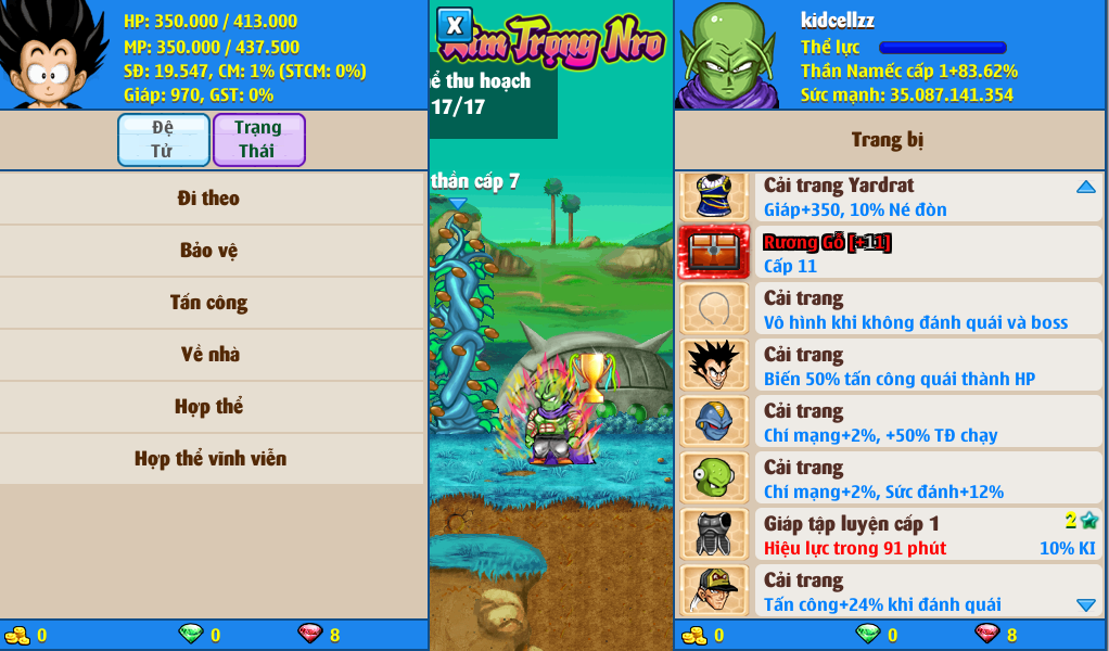 Nick Ngọc Rồng Online VIP giá rẻ, NickDaoQuan.Com, Shop Nick Ngọc Rồng