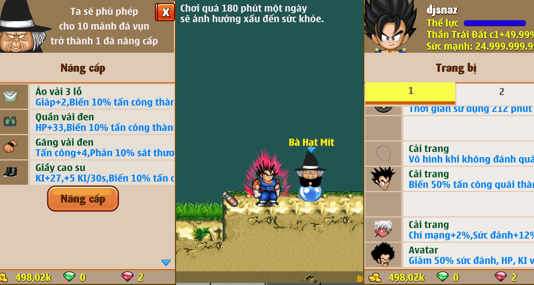 Nick Ngọc Rồng Online VIP giá rẻ, NickDaoquan.Vn, Shop Nick Ngọc Rồng