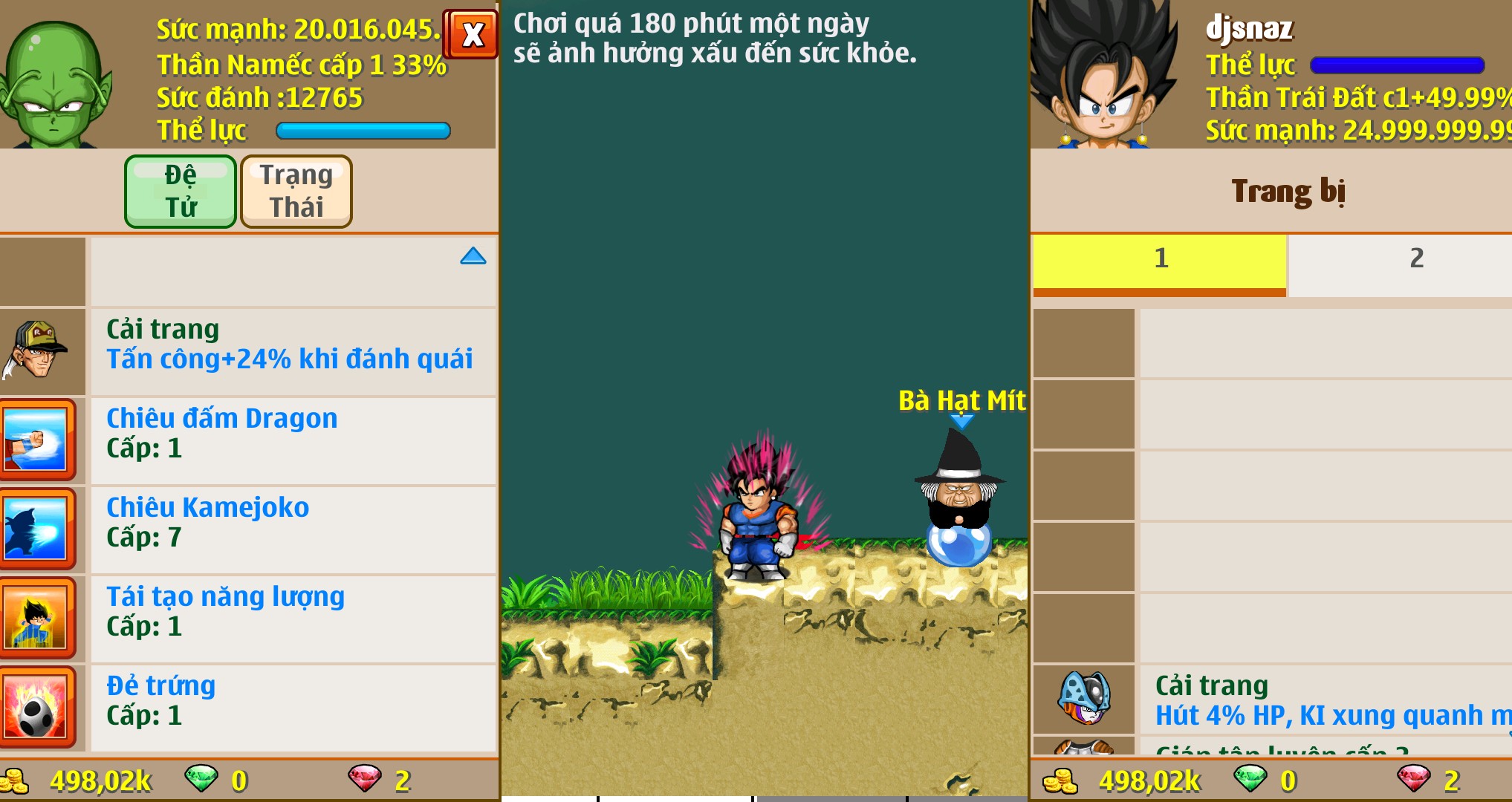 Nick Ngọc Rồng Online VIP giá rẻ, NickDaoquan.Vn, Shop Nick Ngọc Rồng