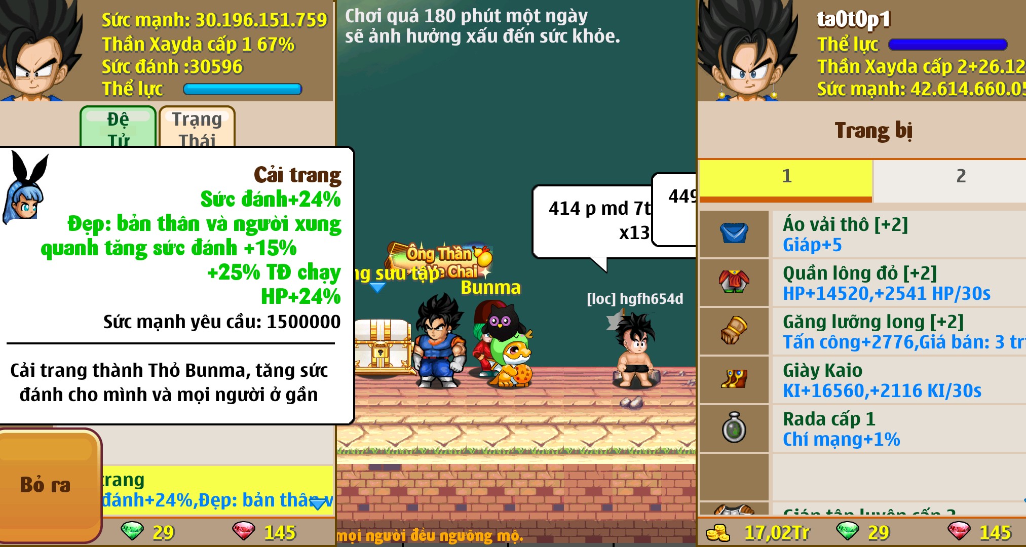 Nick Ngọc Rồng Online VIP giá rẻ, NickDaoquan.Vn, Shop Nick Ngọc Rồng