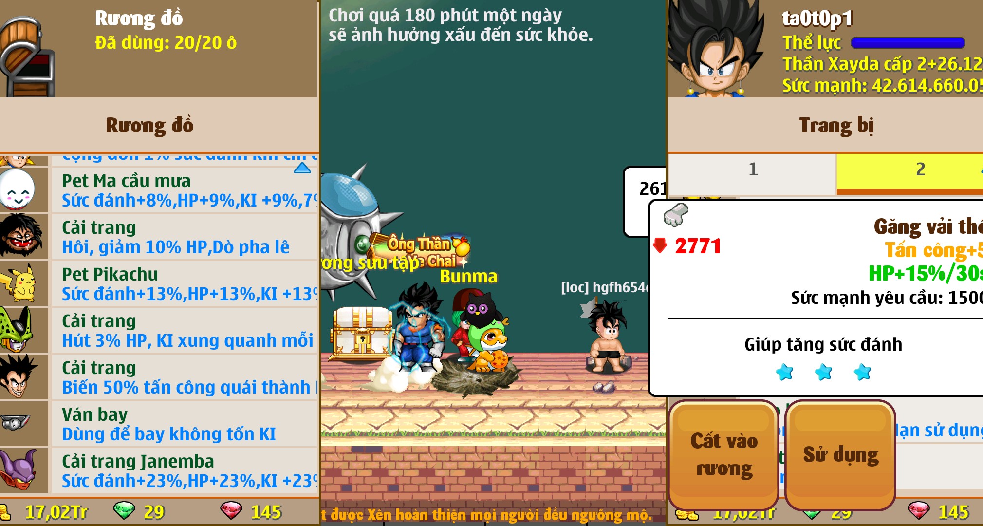 Nick Ngọc Rồng Online VIP giá rẻ, NickDaoquan.Vn, Shop Nick Ngọc Rồng