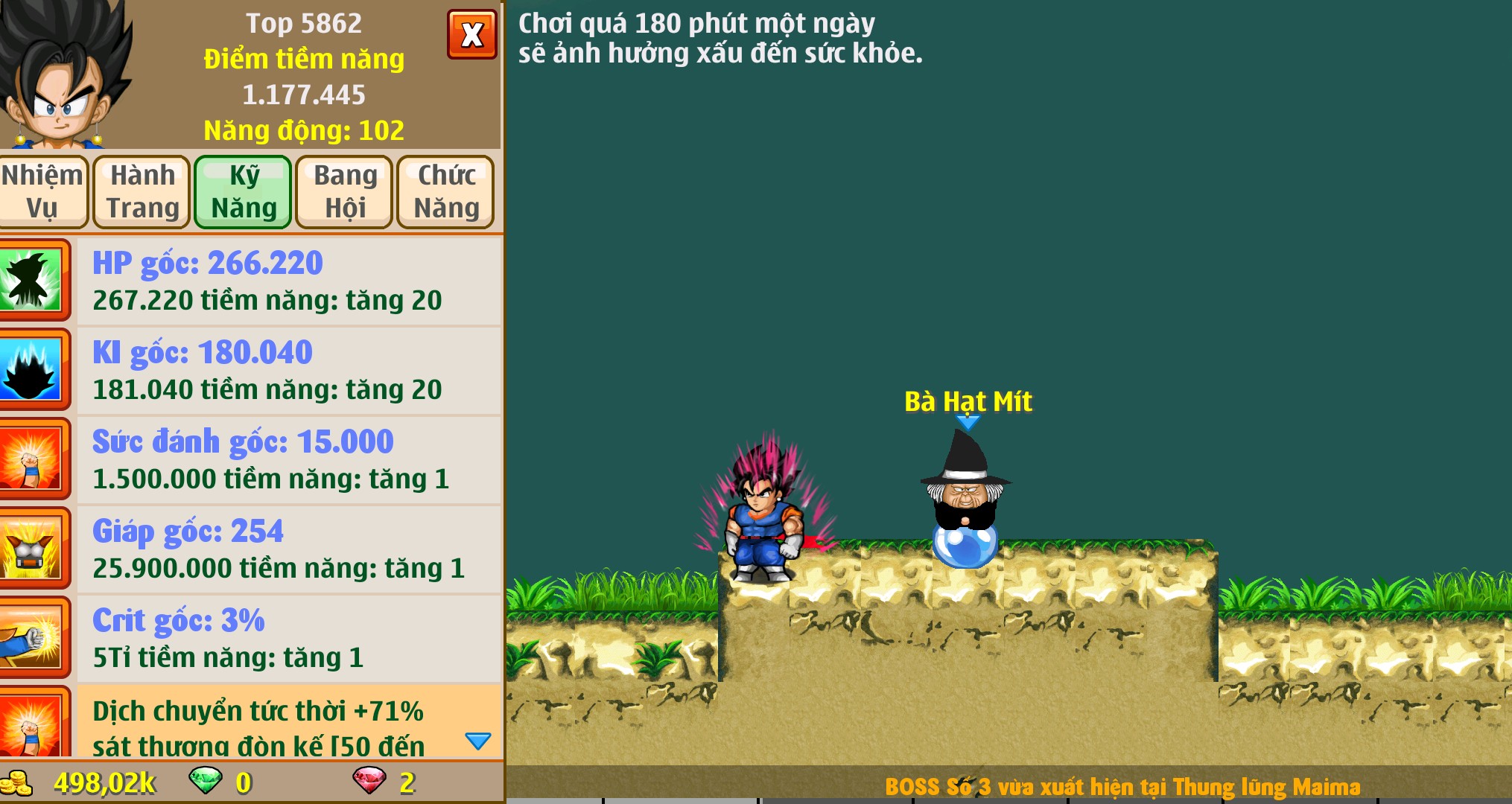 Nick Ngọc Rồng Online VIP giá rẻ, NickDaoquan.Vn, Shop Nick Ngọc Rồng