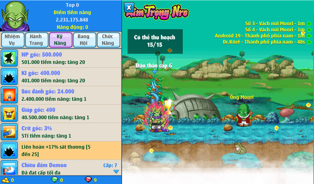 Nick Ngọc Rồng Online VIP giá rẻ, NickDaoQuan.Com, Shop Nick Ngọc Rồng