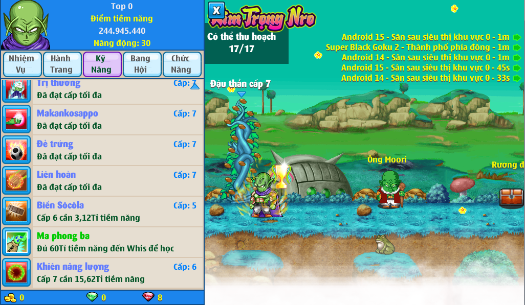 Nick Ngọc Rồng Online VIP giá rẻ, NickDaoQuan.Com, Shop Nick Ngọc Rồng