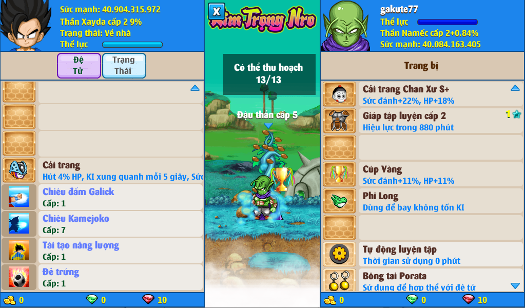 Nick Ngọc Rồng Online VIP giá rẻ, NickDaoQuan.Com, Shop Nick Ngọc Rồng