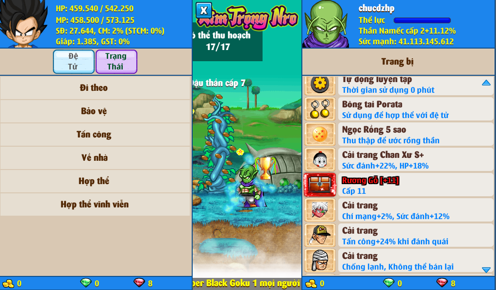 Nick Ngọc Rồng Online VIP giá rẻ, NickDaoQuan.Com, Shop Nick Ngọc Rồng