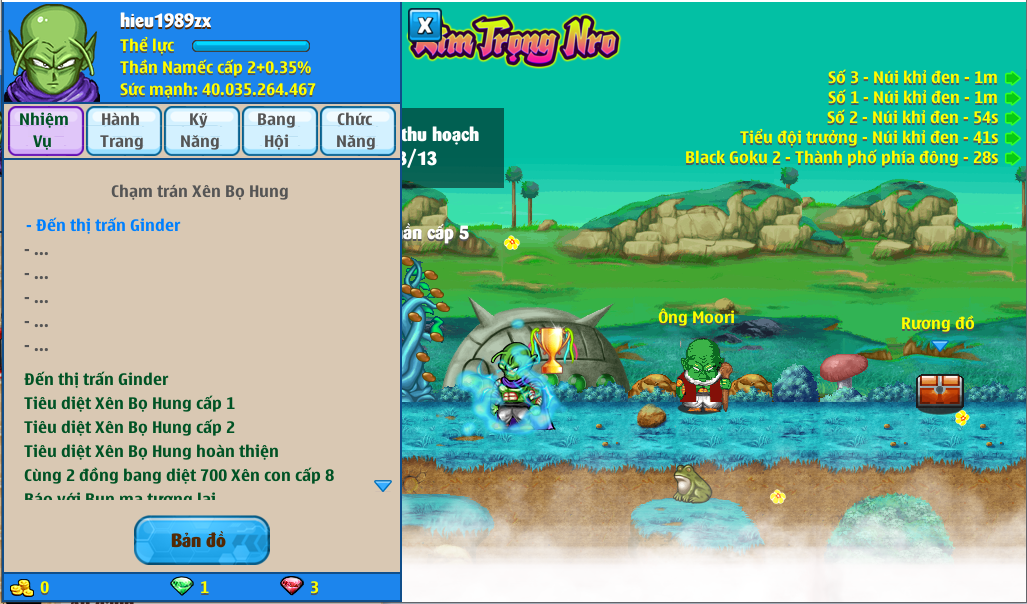 Nick Ngọc Rồng Online VIP giá rẻ, NickDaoQuan.Com, Shop Nick Ngọc Rồng