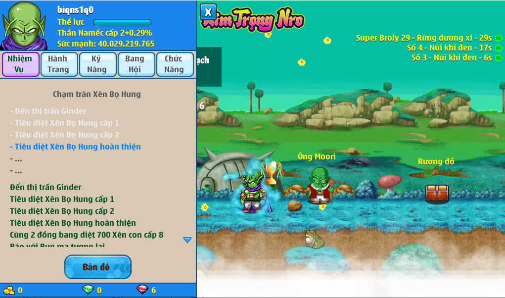 Nick Ngọc Rồng Online VIP giá rẻ, NickDaoQuan.Com, Shop Nick Ngọc Rồng