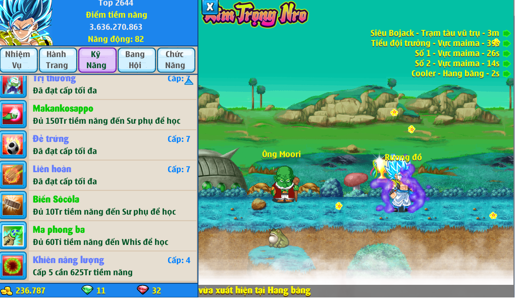 Nick Ngọc Rồng Online VIP giá rẻ, NickDaoQuan.Com, Shop Nick Ngọc Rồng