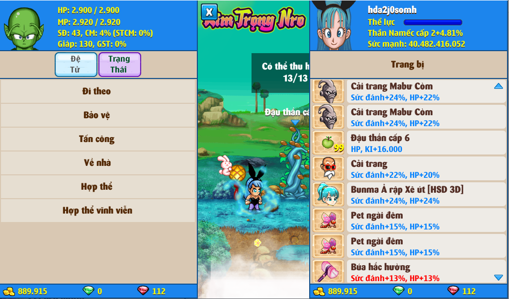 Nick Ngọc Rồng Online VIP giá rẻ, NickDaoQuan.Com, Shop Nick Ngọc Rồng