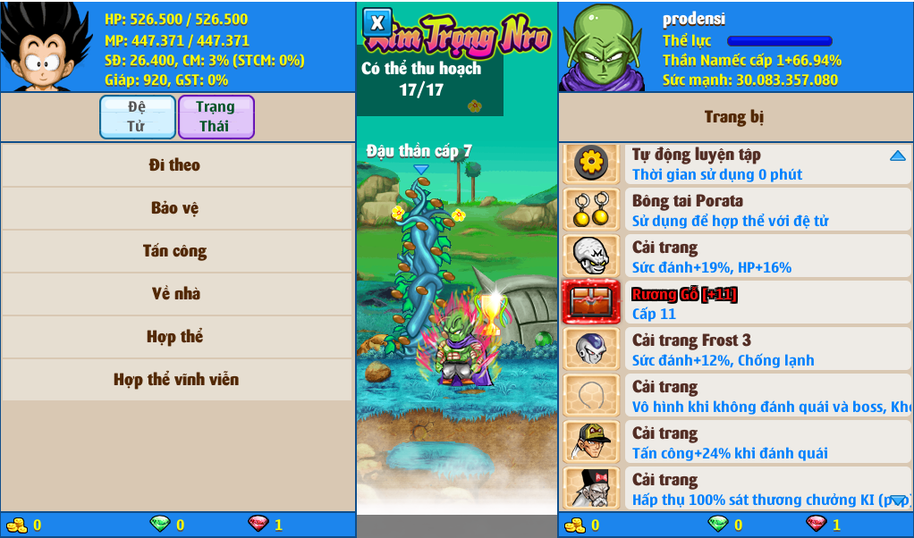 Nick Ngọc Rồng Online VIP giá rẻ, NickDaoQuan.Com, Shop Nick Ngọc Rồng