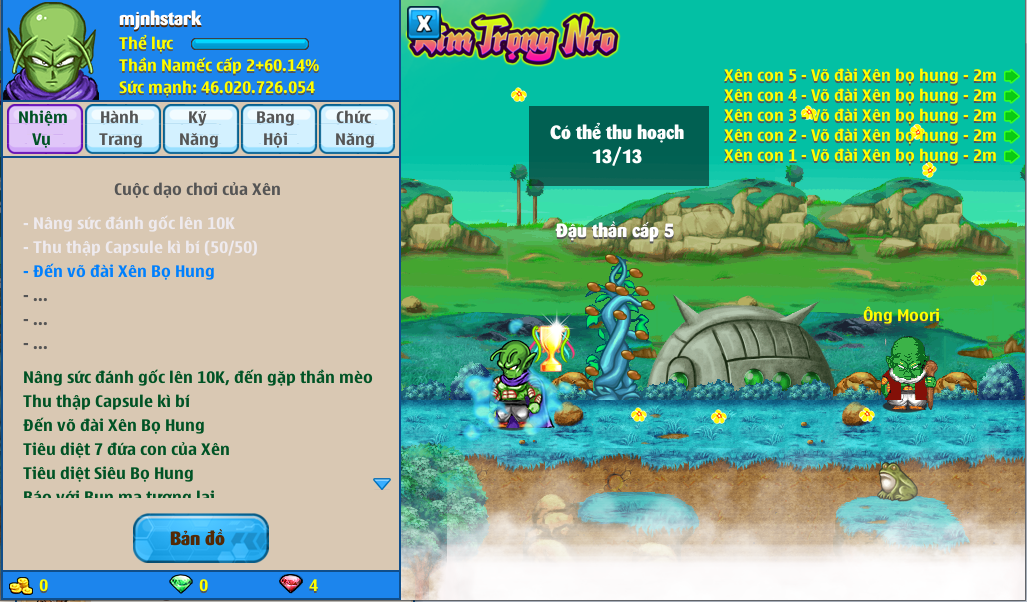 Nick Ngọc Rồng Online VIP giá rẻ, NickDaoQuan.Com, Shop Nick Ngọc Rồng