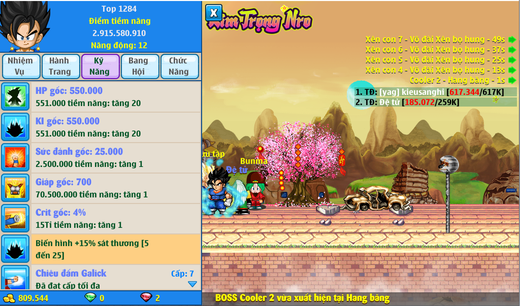 Nick Ngọc Rồng Online VIP giá rẻ, NickDaoQuan.Com, Shop Nick Ngọc Rồng