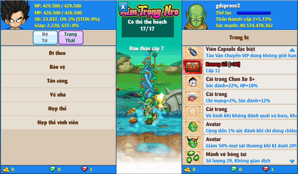 Nick Ngọc Rồng Online VIP giá rẻ, NickDaoQuan.Com, Shop Nick Ngọc Rồng