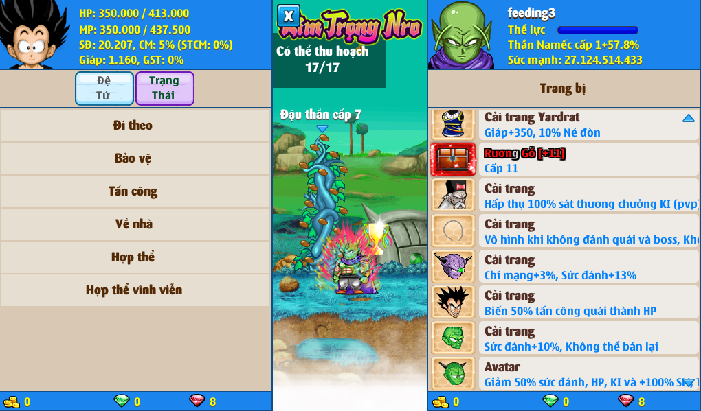 Nick Ngọc Rồng Online VIP giá rẻ, NickDaoQuan.Com, Shop Nick Ngọc Rồng