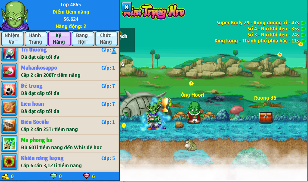 Nick Ngọc Rồng Online VIP giá rẻ, NickDaoQuan.Com, Shop Nick Ngọc Rồng