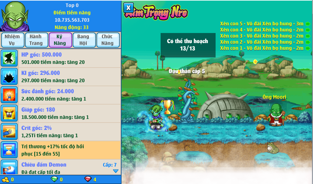 Nick Ngọc Rồng Online VIP giá rẻ, NickDaoQuan.Com, Shop Nick Ngọc Rồng