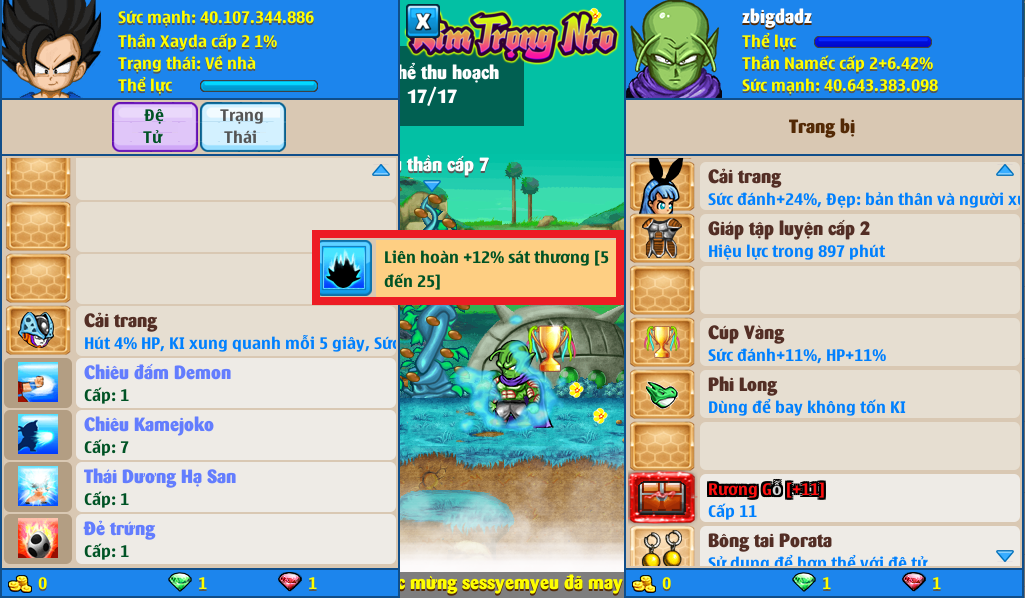 Nick Ngọc Rồng Online VIP giá rẻ, NickDaoQuan.Com, Shop Nick Ngọc Rồng