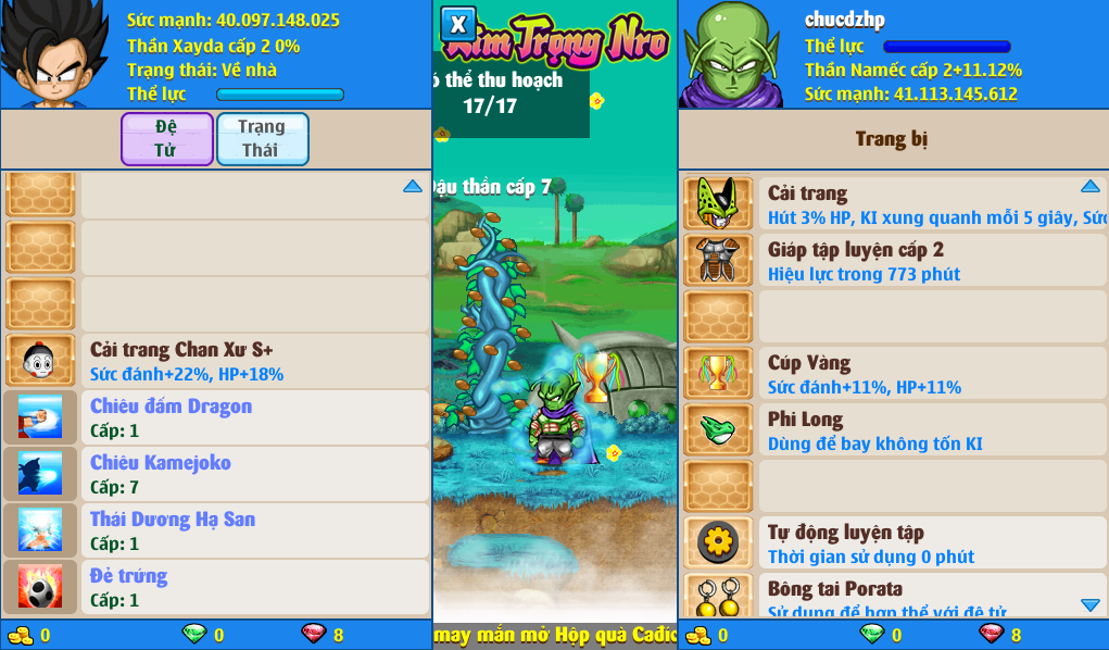 Nick Ngọc Rồng Online VIP giá rẻ, NickDaoQuan.Com, Shop Nick Ngọc Rồng