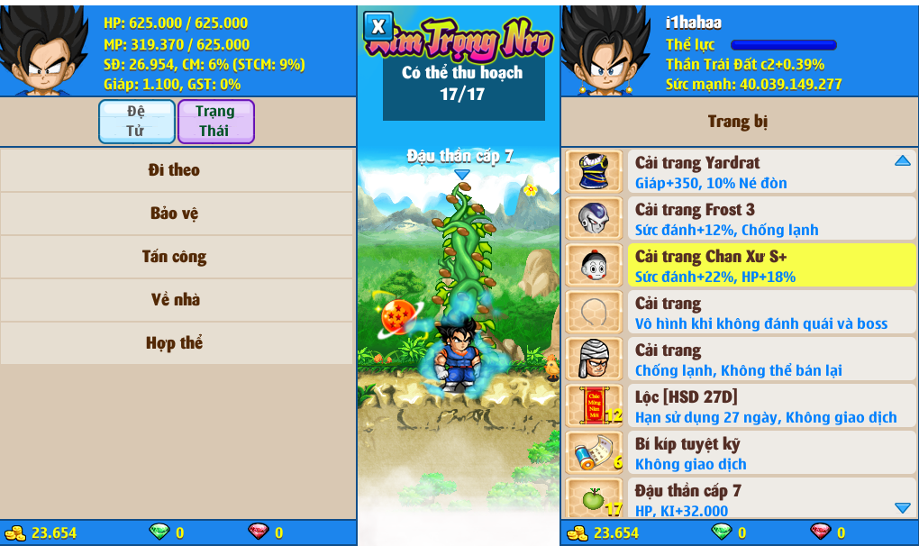 Nick Ngọc Rồng Online VIP giá rẻ, NickDaoQuan.Com, Shop Nick Ngọc Rồng