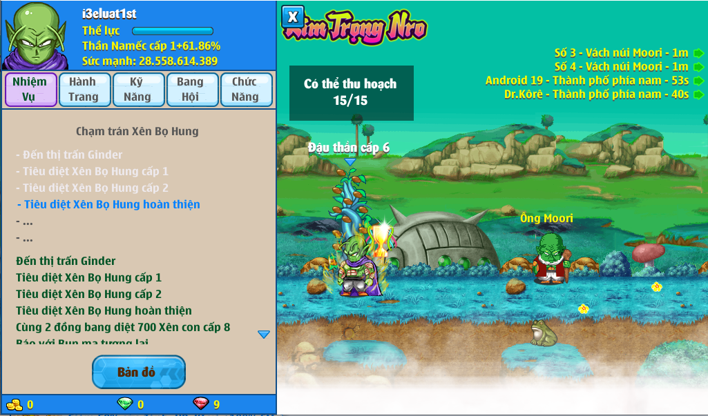 Nick Ngọc Rồng Online VIP giá rẻ, NickDaoQuan.Com, Shop Nick Ngọc Rồng