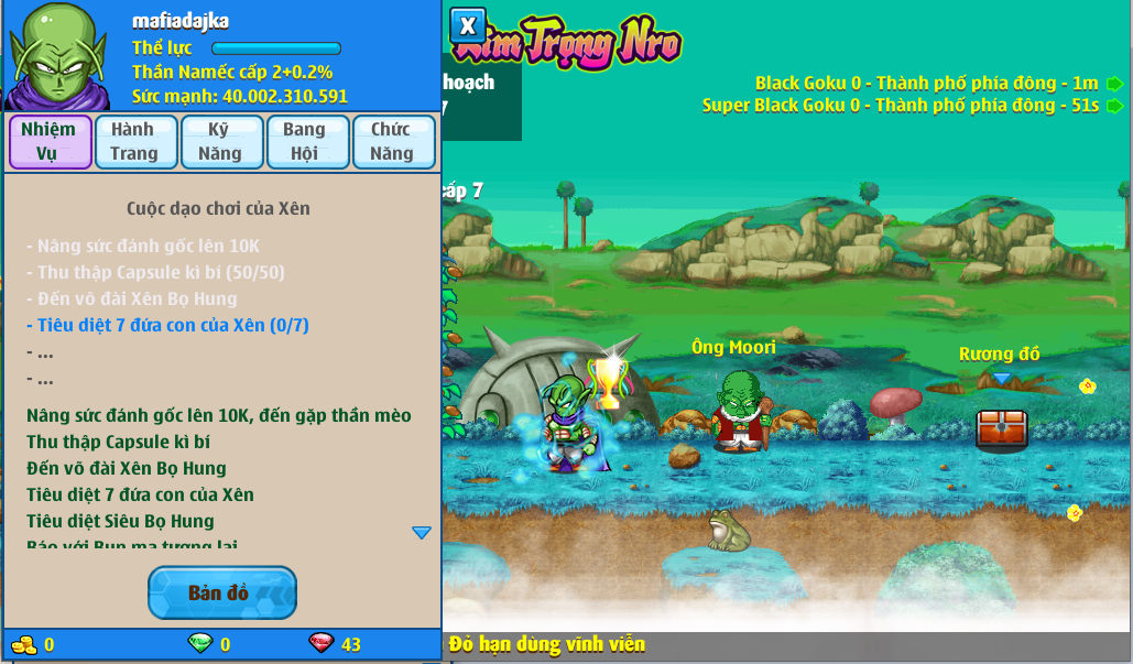 Nick Ngọc Rồng Online VIP giá rẻ, NickDaoQuan.Com, Shop Nick Ngọc Rồng