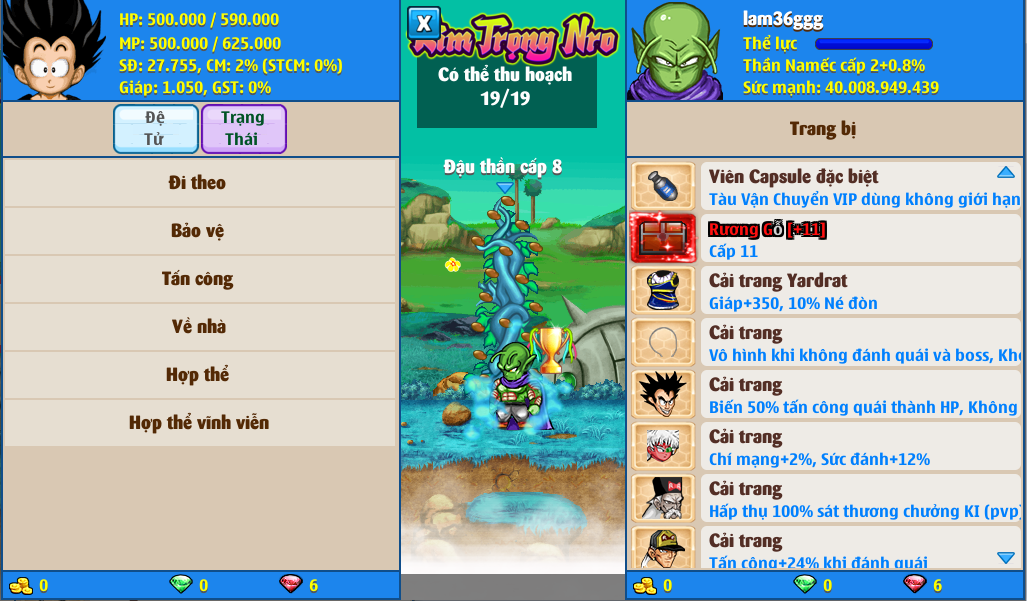 Nick Ngọc Rồng Online VIP giá rẻ, NickDaoQuan.Com, Shop Nick Ngọc Rồng