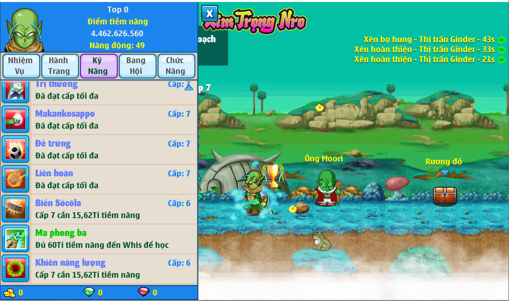 Nick Ngọc Rồng Online VIP giá rẻ, NickDaoQuan.Com, Shop Nick Ngọc Rồng