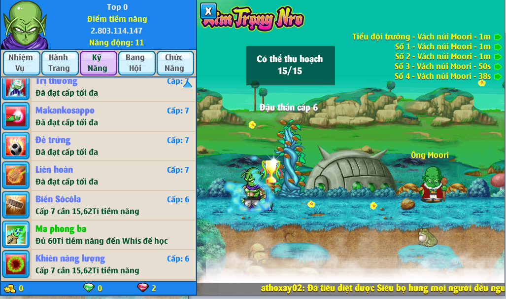 Nick Ngọc Rồng Online VIP giá rẻ, NickDaoQuan.Com, Shop Nick Ngọc Rồng