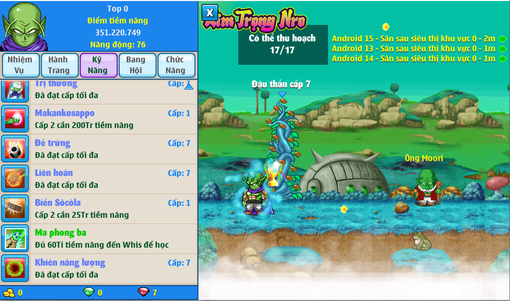 Nick Ngọc Rồng Online VIP giá rẻ, NickDaoQuan.Com, Shop Nick Ngọc Rồng