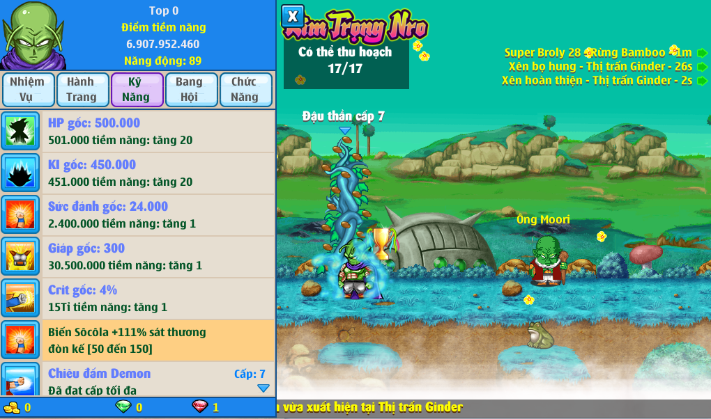 Nick Ngọc Rồng Online VIP giá rẻ, NickDaoQuan.Com, Shop Nick Ngọc Rồng